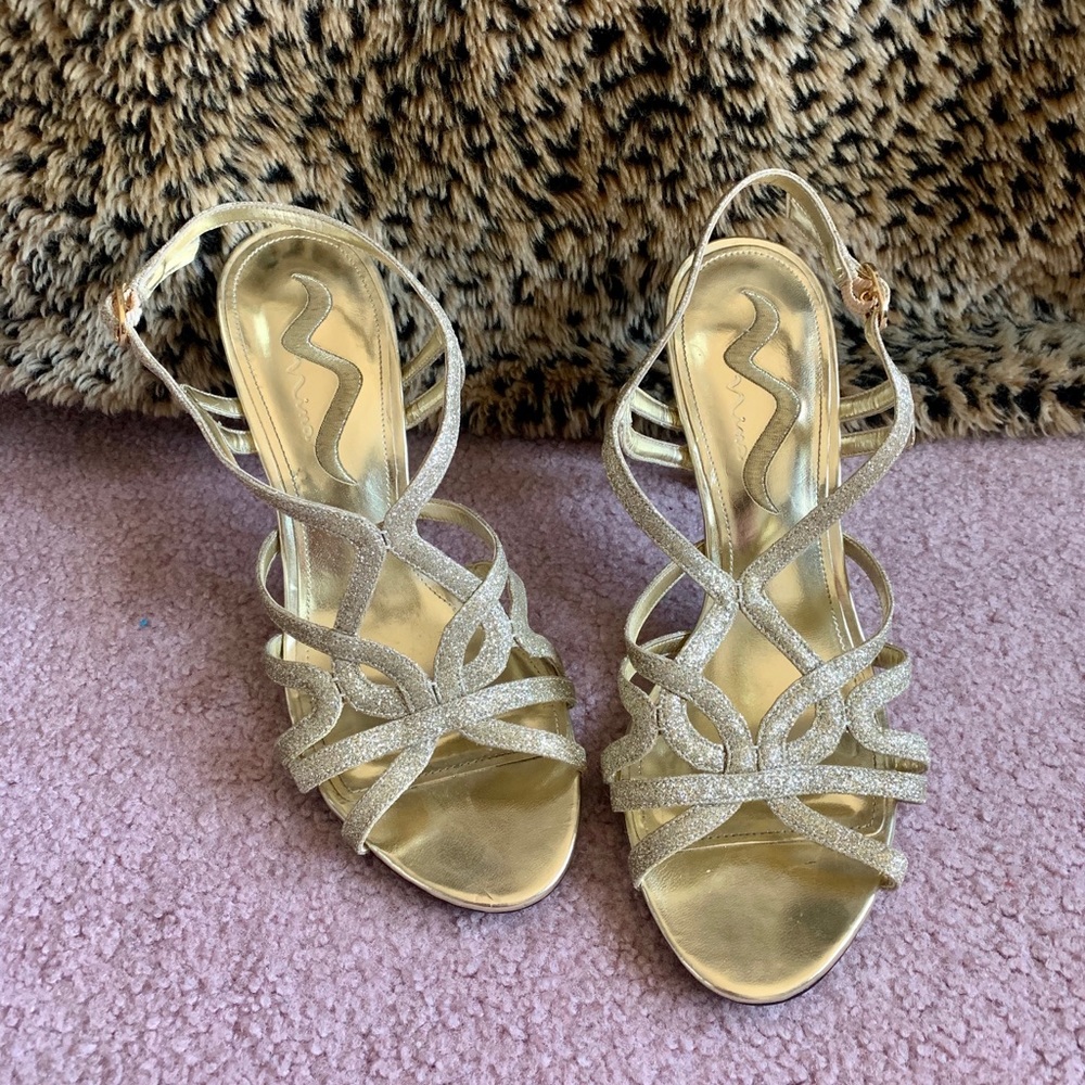 Gold heels